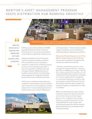 Meritor Automates Mobile Device Management to Keep Distribution Hub Running Smoothly
