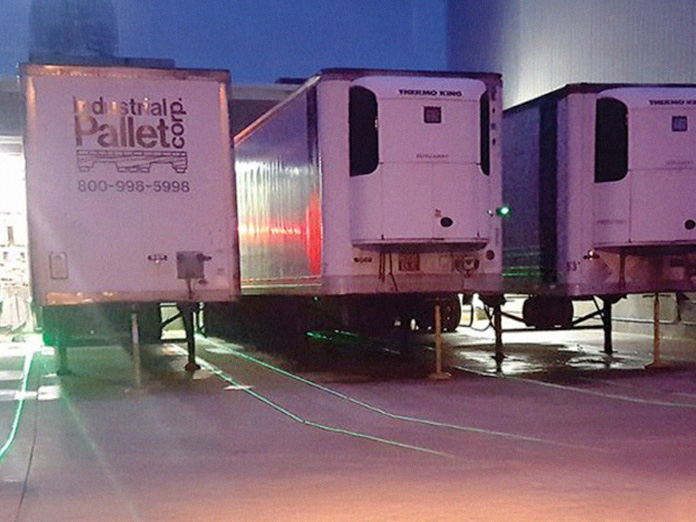 Freight Terminal Laser Docking System