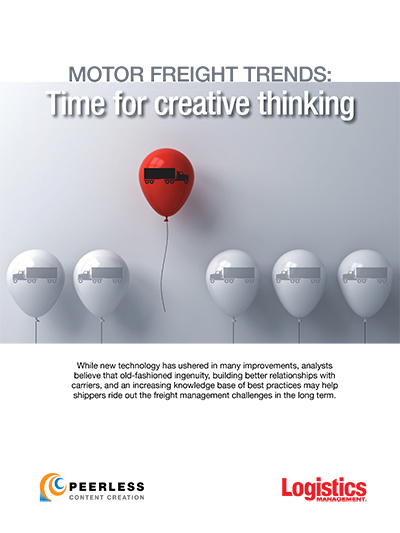 Motor Freight Trends: Time for creative thinking